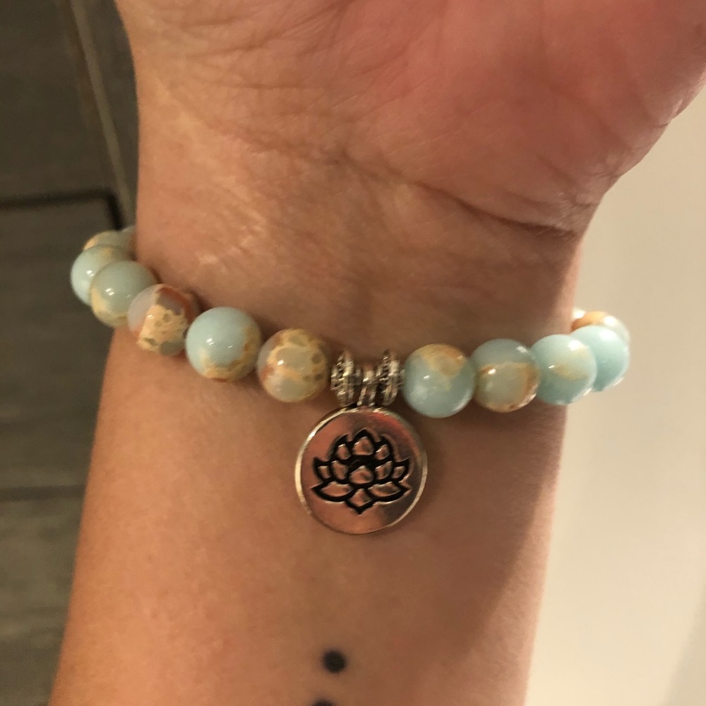 Made by me bead bracelet. Inspired by my daughter.